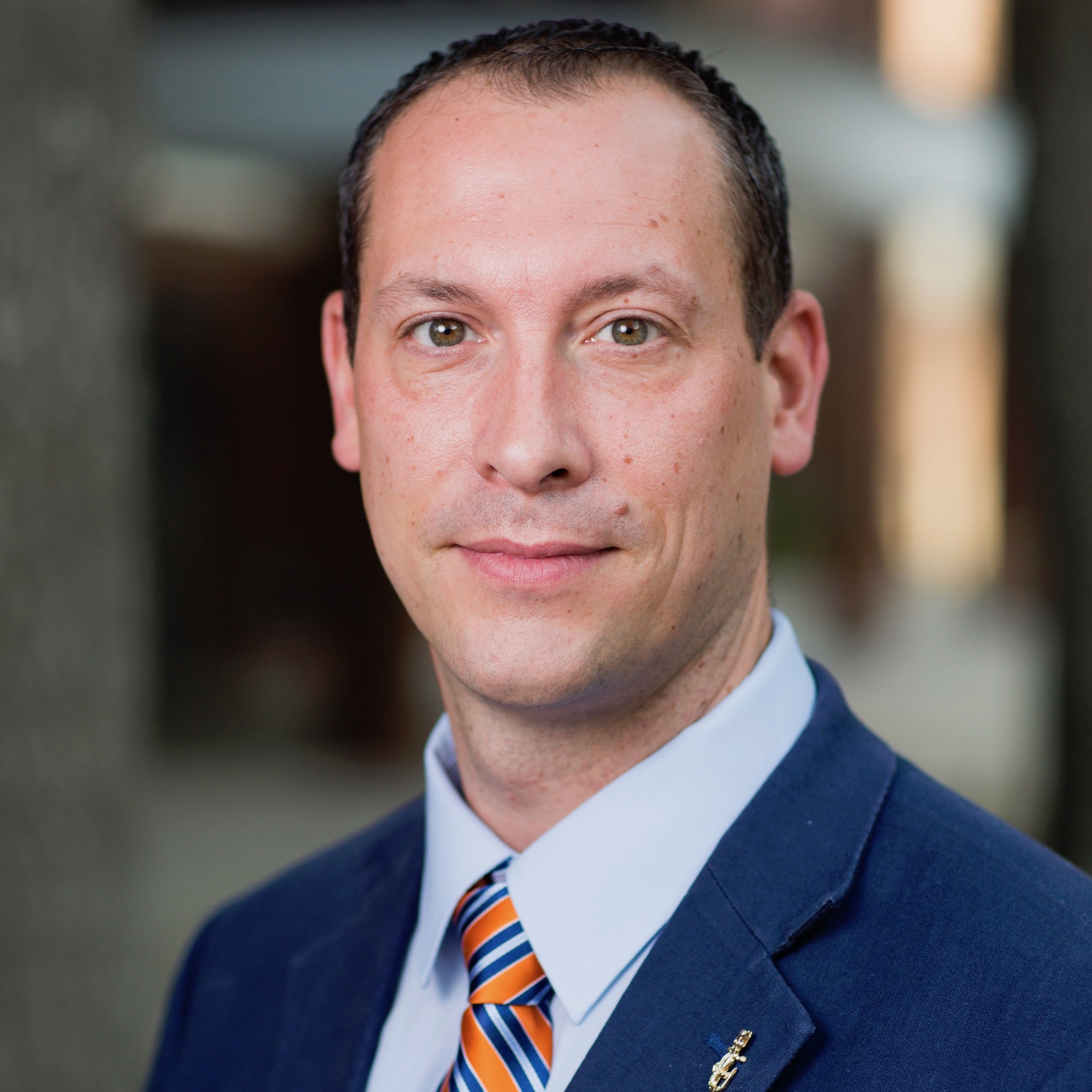 Headshot portrait of Matt Sowcik, assistant professor of leadership
