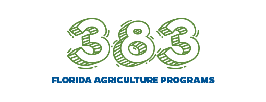 Statistic: 383 agriculture programs in Florida